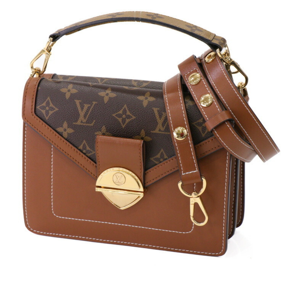 Louis Vuitton Brown Bag Shoulder Bifas Handbag Bus Sac Monogram